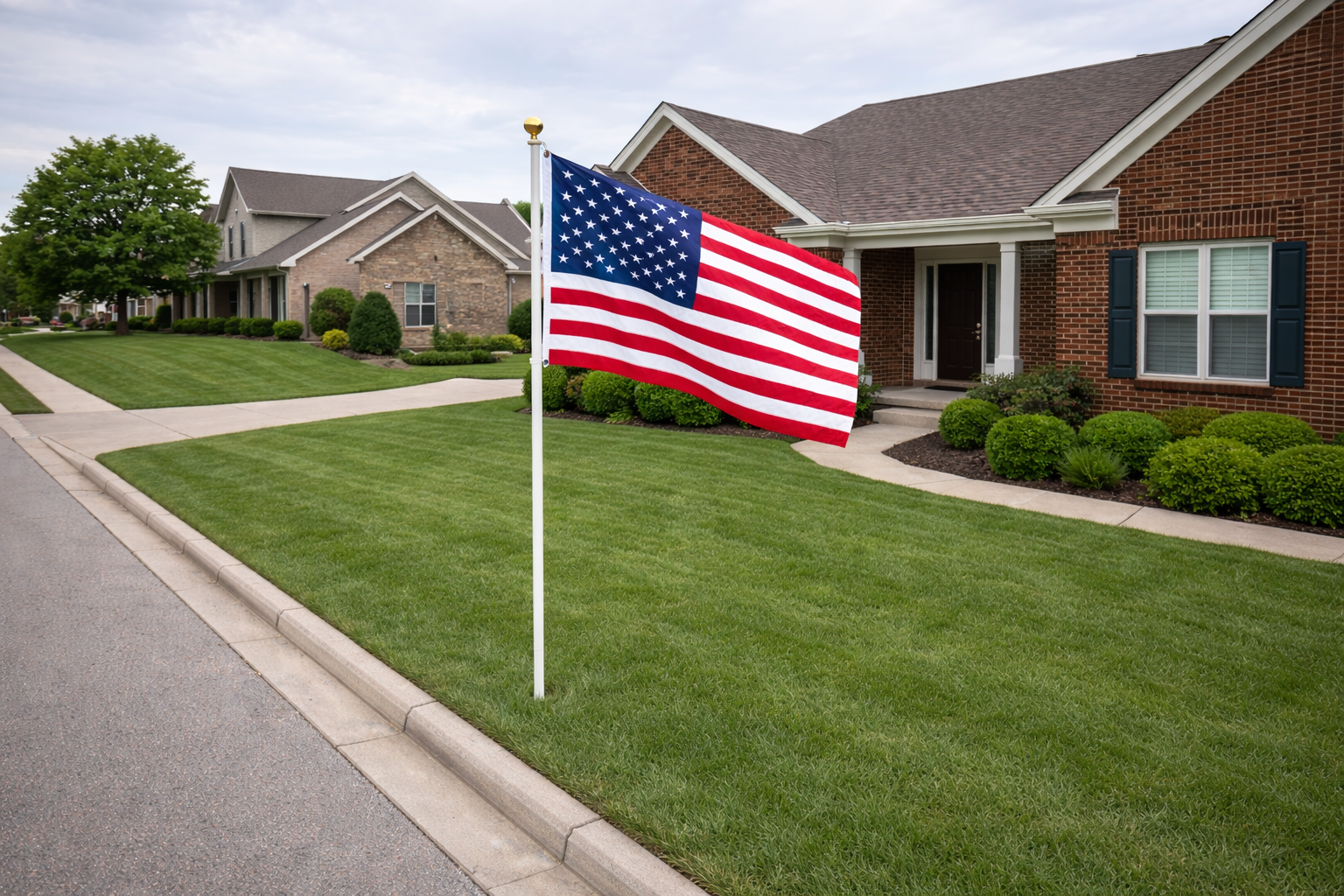 Residential American Flag Installation – Annual Service (Lincoln, NE)